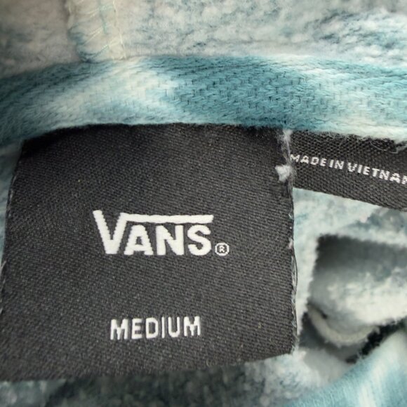 VANS Tie Dye Pullover Hoodie Blue White Women’s M - Picture 5 of 9